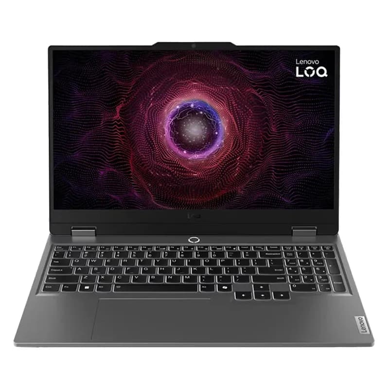 لپ‌تاپ لنوو مدل LOQ 15ARP9 با پردازنده Ryzen 5-7235HS و گرافیک RTX3050 4GB، رم DDR5 12GB با فرکانس 4800MHz، حافظه SSD با ظرفیت 512GB