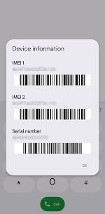 نمونه IMEI